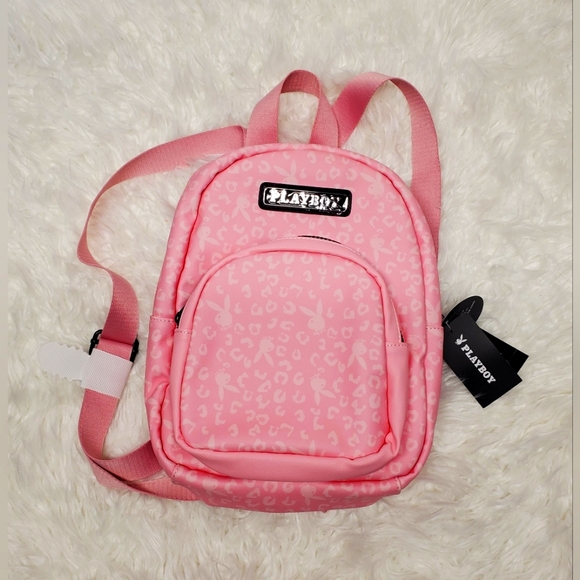 PLAYBOY Handbags - ‼️Buy Now Today 9/9 Only‼️Nwt playboy pink cheetah back pack